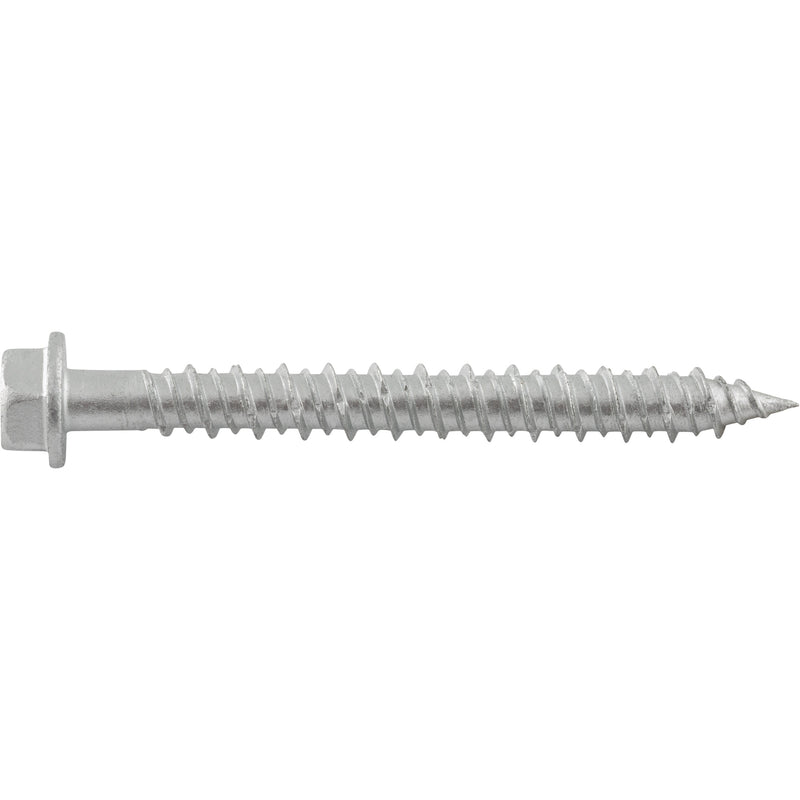 Aggre-Gator Concrete Screw, 1/4" x 2-3/4" L, Stainless Steel