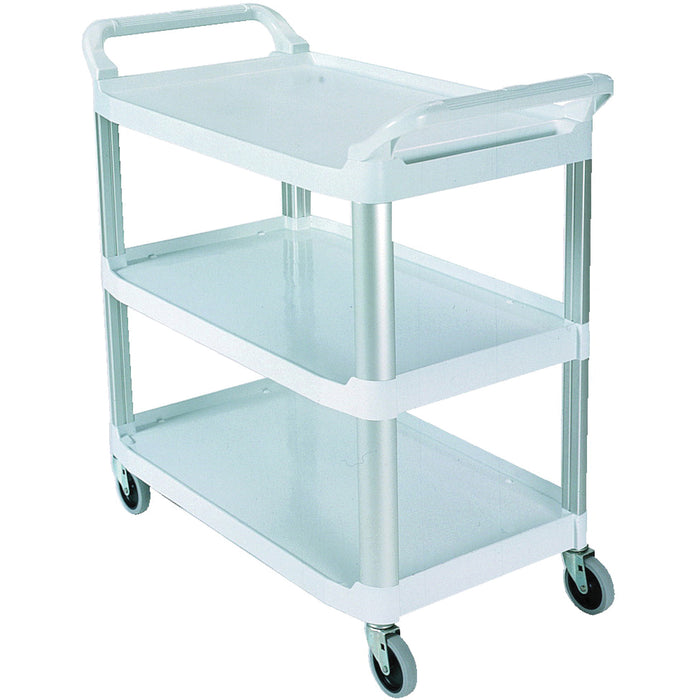 Open-Sided Shelf Cart, 3 Tiers, 40" x 37" x 20", 300 lbs. Capacity
