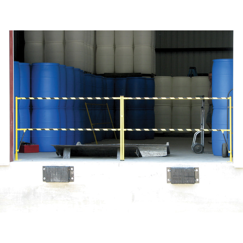 Barrière de sécurité simple, 1,80 m (L) x 118 cm (H) déployée