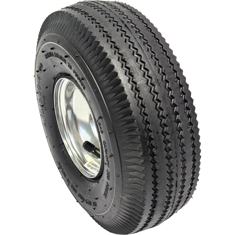 Pneu de rechange pour diable, 254 mm (10 po), capacité de 158 kg (350 lb)