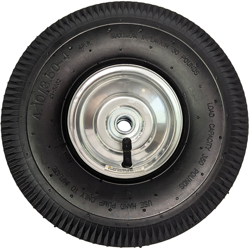 Pneu de rechange pour diable, 254 mm (10 po), capacité de 158 kg (350 lb)
