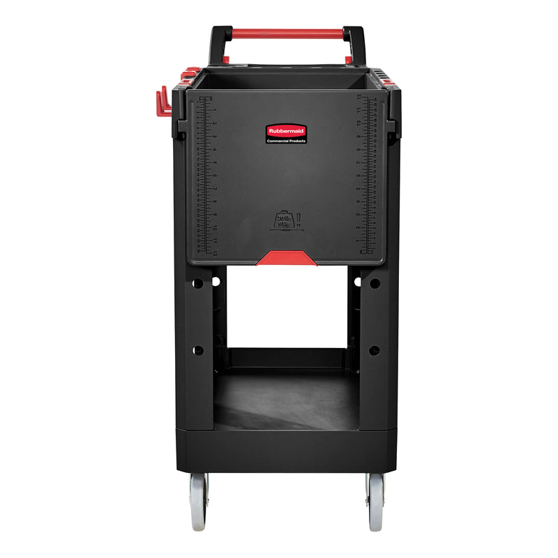 Heavy-Duty Adaptable Utility Cart, 2 Tiers, 17-3/4" x 36" x 46-1/5", 500 lbs. Capacity