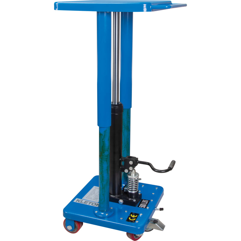 Hydraulic Work Table, 18" L x 18" W, Steel, 500 lbs. Capacity