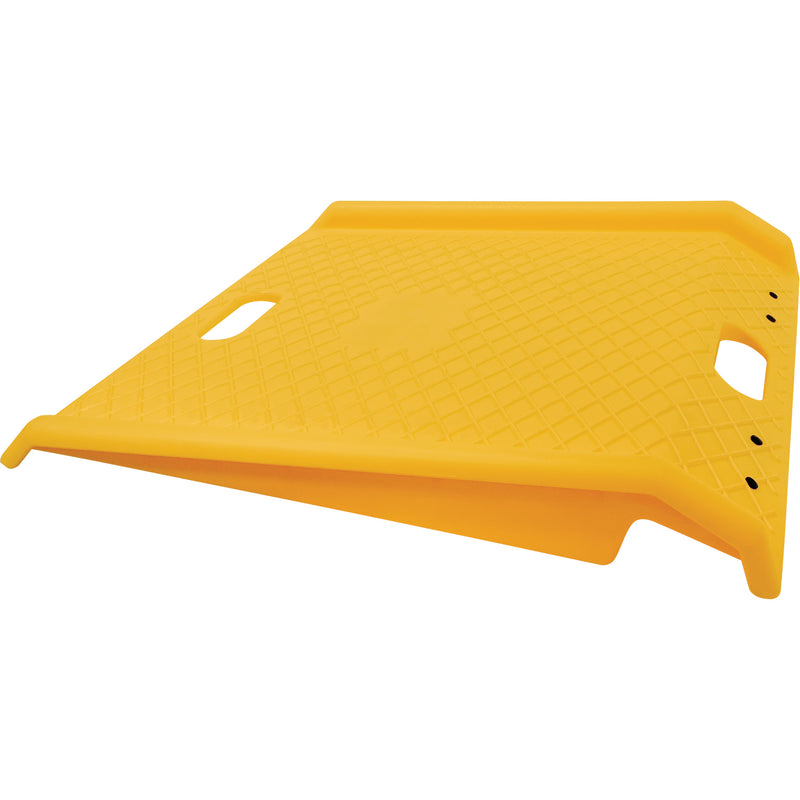 Rampe de trottoir portative en polyéthylène, capacité de 453 kg (1 000 lb), 68,6 cm (l) x 68,6 cm (L)