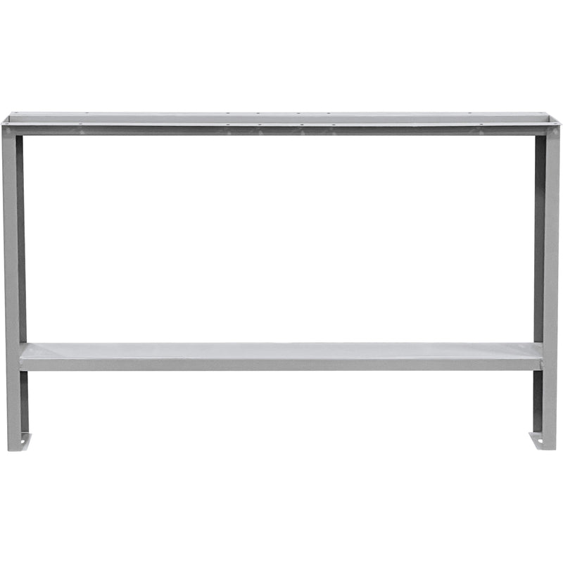 Pied d'établi en acier, 122 cm (P) x 81 cm (H), simple