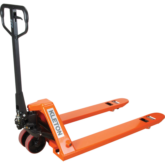Quick-Lift Hydraulic Pallet Truck, Steel, 48" L x 27" W, 5500 lbs. Capacity