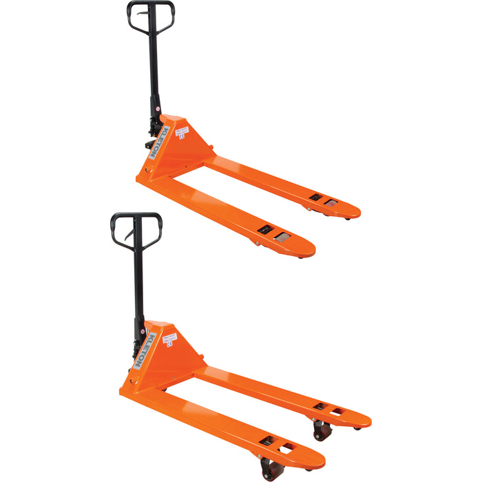 Quick-Lift Hydraulic Pallet Truck, Steel, 48" L x 27" W, 5500 lbs. Capacity