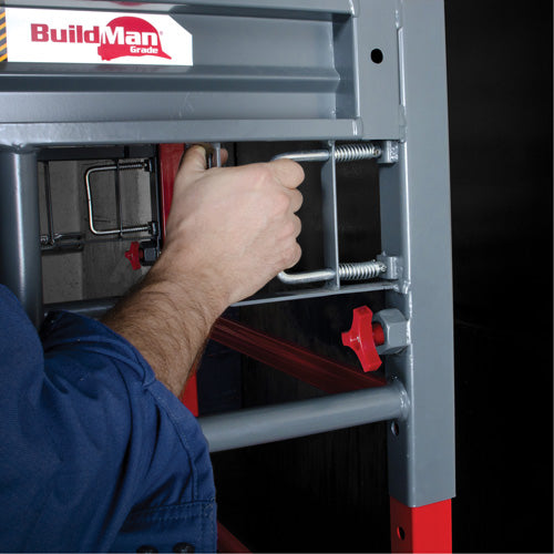 Buildman™ Baker Drywall Scaffold, 31" D x 6' H