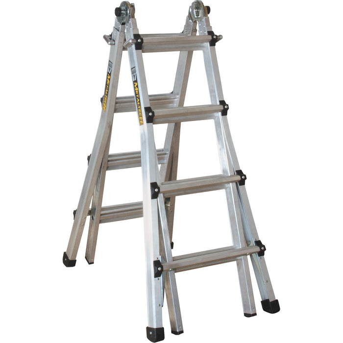 Telescoping Multi-Position Ladder, Aluminum, 300 lbs., CSA Grade 1A