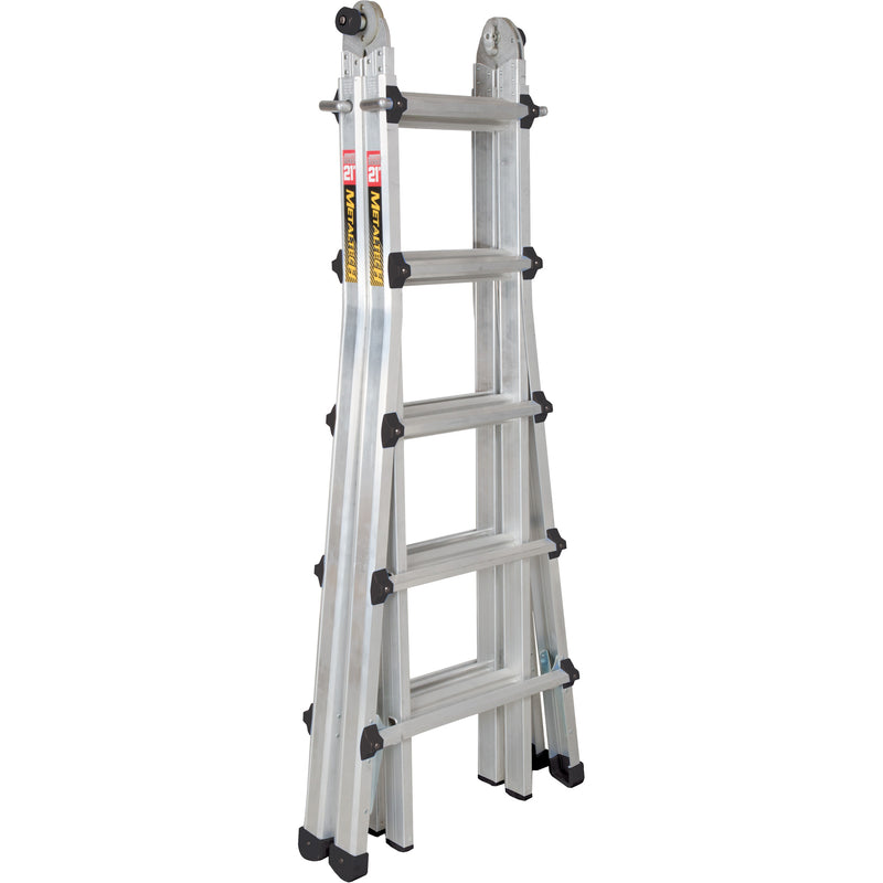 Échelle télescopique multipositions, aluminium, 300 lb, classe CSA 1A