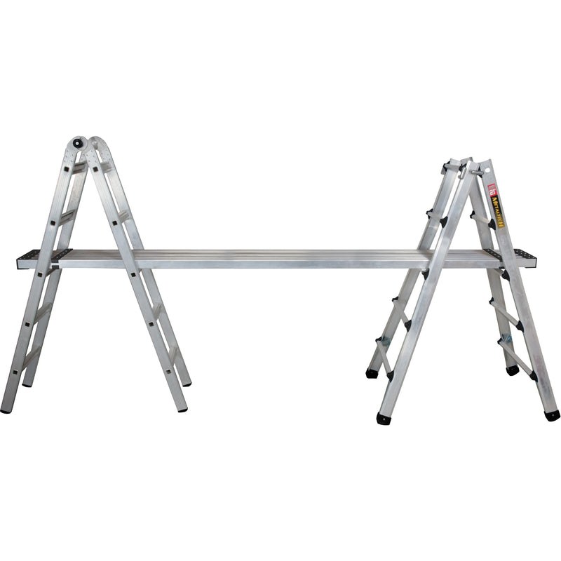 Échelle télescopique multipositions, aluminium, 300 lb, classe CSA 1A