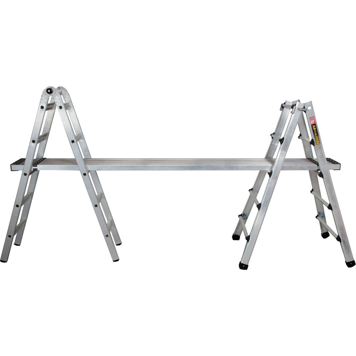 Telescoping Multi-Position Ladder, Aluminum, 300 lbs., CSA Grade 1A