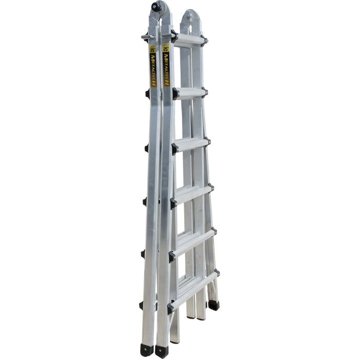 Telescoping Multi-Position Ladder, Aluminum, 300 lbs.