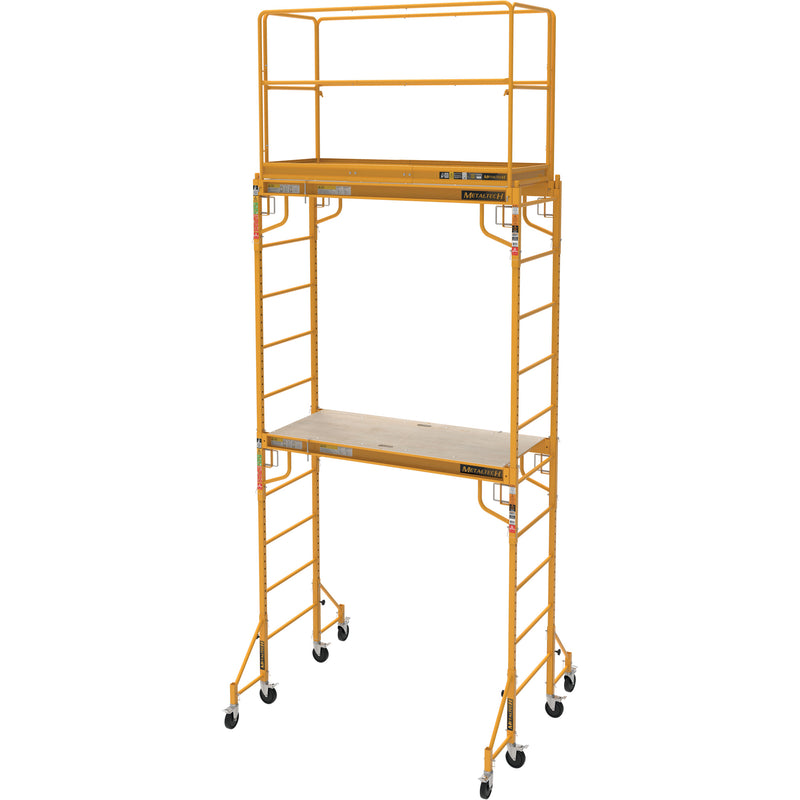 Jobsite Series Guardrail Scaffold Kit, 29-1/4" D x 44-1/2" H