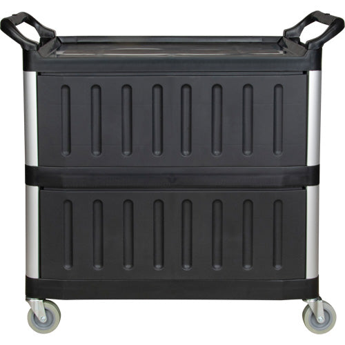 Utility Cart, 3 Tiers, 19-3/4" x 37-1/2" x 40-1/4", 250 lbs. Capacity