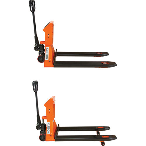 Digital Scale Pallet Truck, 44.5" L x 27.75" W, 4400 lbs. Cap.