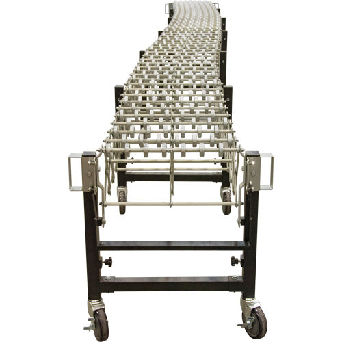 Expandable Conveyor, 23" W x 24' L, 200 lbs. per lin. ft. Capacity