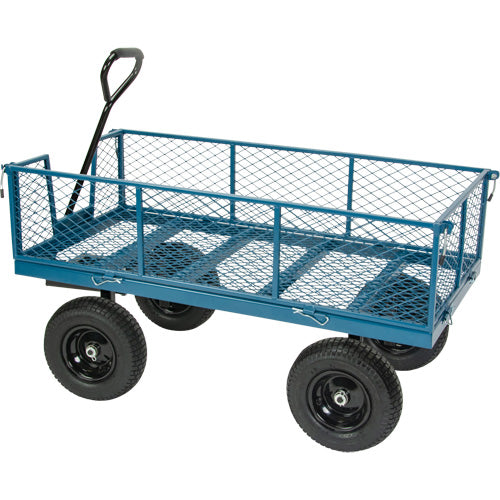 Wagon with Drop Sides, 24" W x 48" L, 800 lbs. Capacity