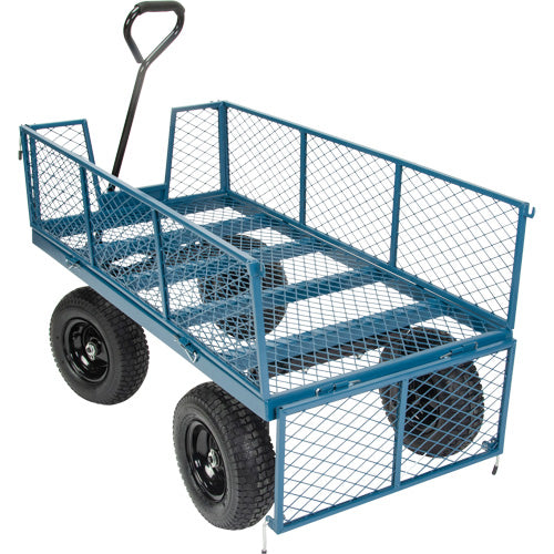 Wagon with Drop Sides, 24" W x 48" L, 800 lbs. Capacity