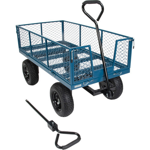 Wagon with Drop Sides, 24" W x 48" L, 800 lbs. Capacity