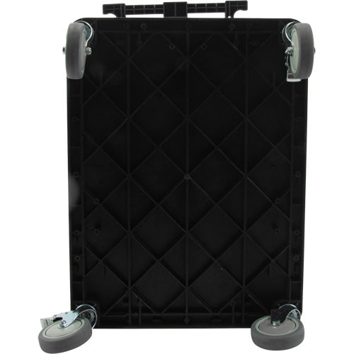 Utility Cart with Flat Shelf, 3 Tiers, 18-1/8" x 37-3/8" x 27-3/4", 330 lbs. Capacity