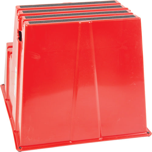 Industrial Step Stool, 2 Steps, 26" x 22-7/16" x 19-11/16" High