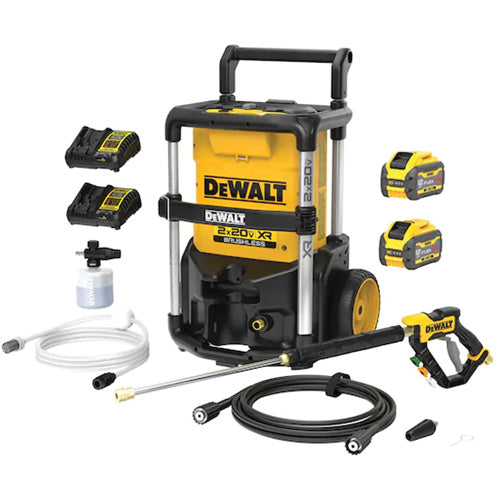 2X20V MAX* Brushless Pressure Washer Kit with FLEXVOLT®, Battery Powered, 1600 PSI, 1.2 GPM