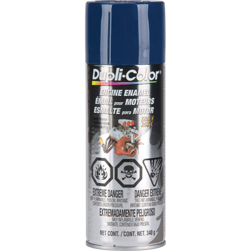 Engine Enamel Paint with Ceramic, Ford Blue, Gloss, 12 oz., Aerosol Can