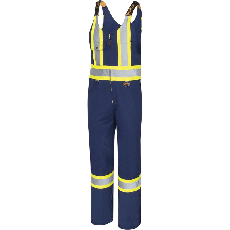 6615 Safety Overalls, Poly-Cotton, 50, Navy Blue