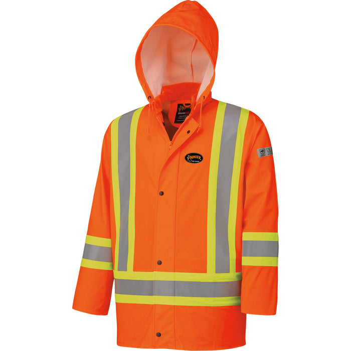 Veste imperméable ignifuge haute visibilité, taille 3XL, orange haute visibilité