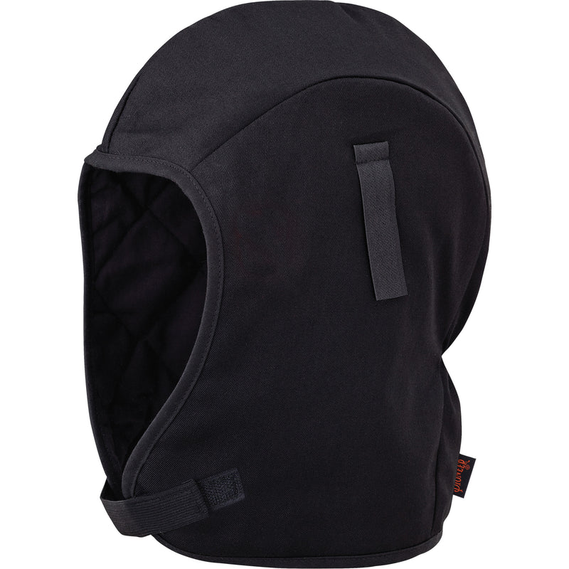 564A Flame Resistant Quilted Hardhat Liner, Black, Cotton