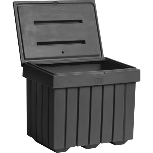 Economy Salt Sand Storage Container, 32" x 23" x 27-1/2", 10 cu. Ft., Grey