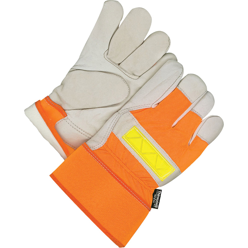 Gants d'ajusteur, taille XL, paume en cuir de vachette pleine fleur, doublure intérieure en Thinsulate™