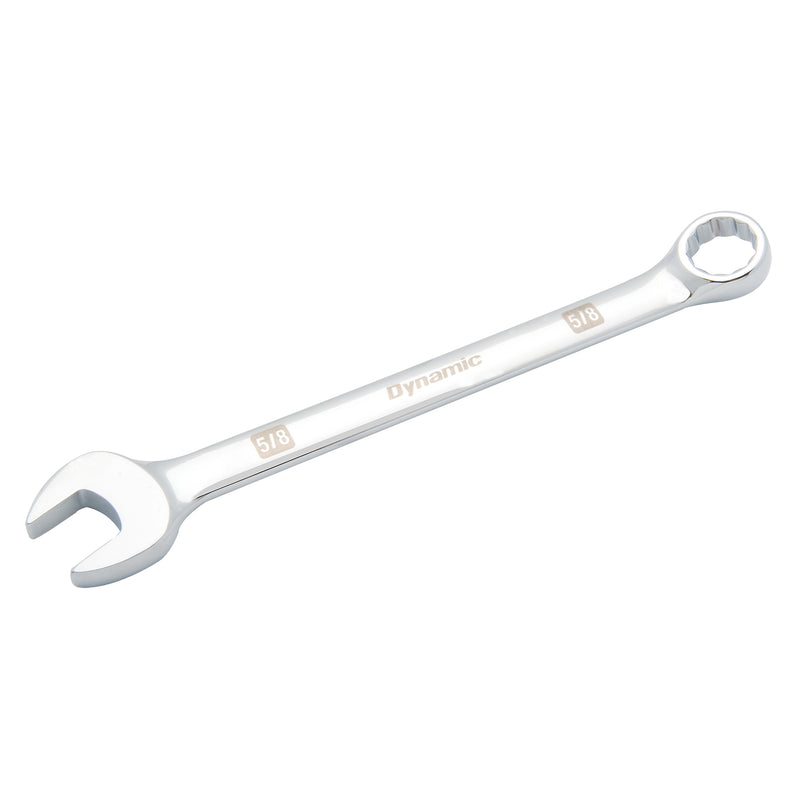 Combination Wrench, 12 Point, 9/16", Chrome Finish