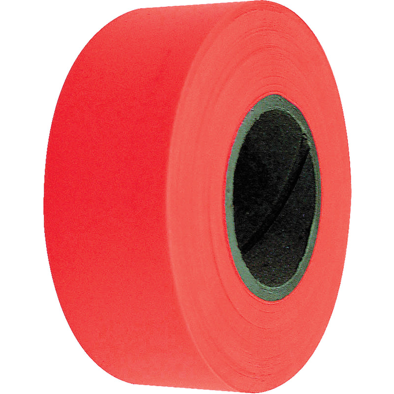 Arctic Plus Flagging Tape, 1" W x 125' L, Red