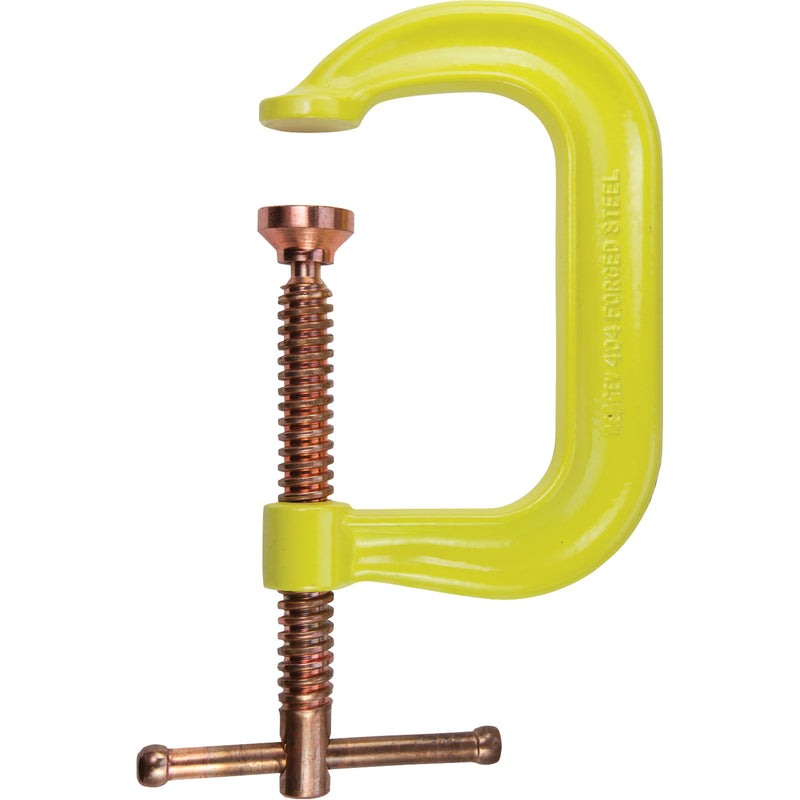Collier de serrage en C à gorge profonde pour usage régulier, capacité de 102 mm (4 po), profondeur de gorge de 83 mm (3-1/4 po)