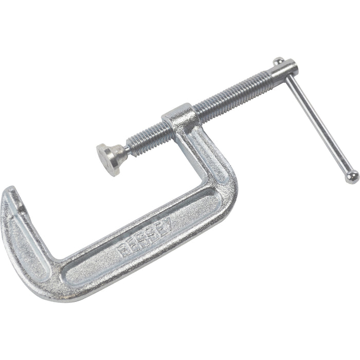 Light-Duty C-Clamp, 2-1/2" (64 mm) Capacity, 1-3/8" (35 mm) Throat Depth