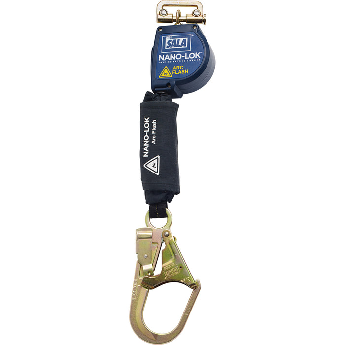 Nano-Lok™ Arc Flash Self-Retracting Lifeline, 8', Web, Swivel