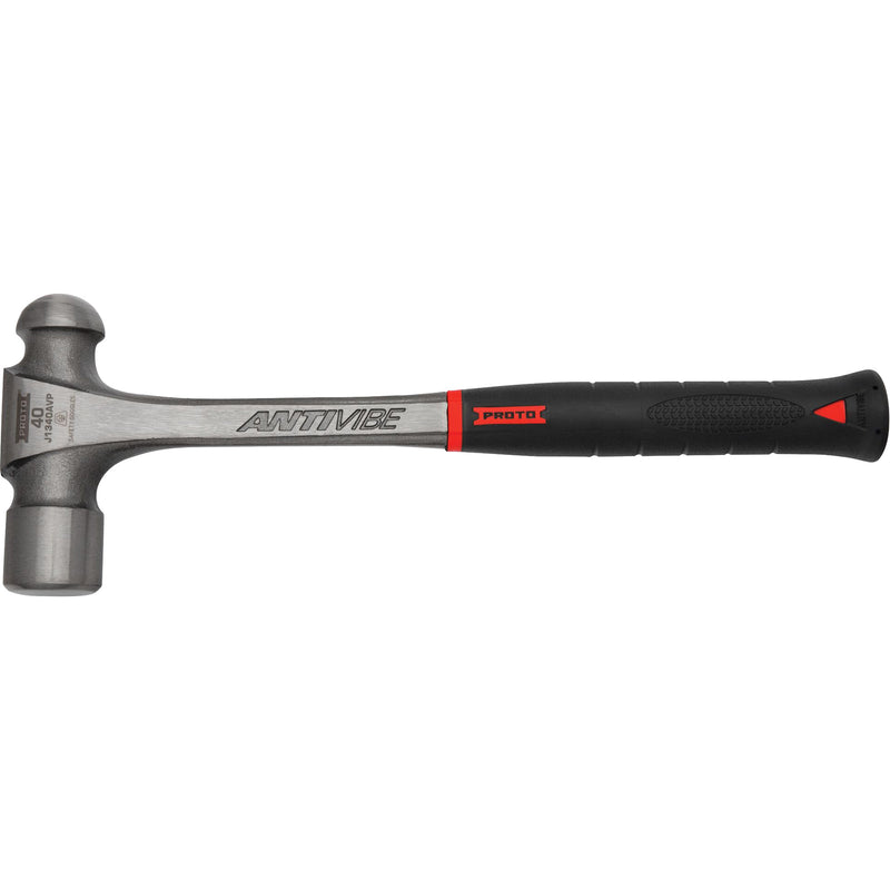 Marteau à panne ronde Anti-Vibe®, tête de 1 134 g, surface polie, manche coussiné