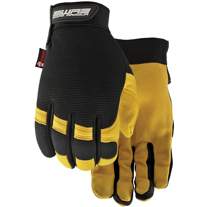 Flextime™ Water Resistant Gloves, Grain Goatskin Palm, Size Small