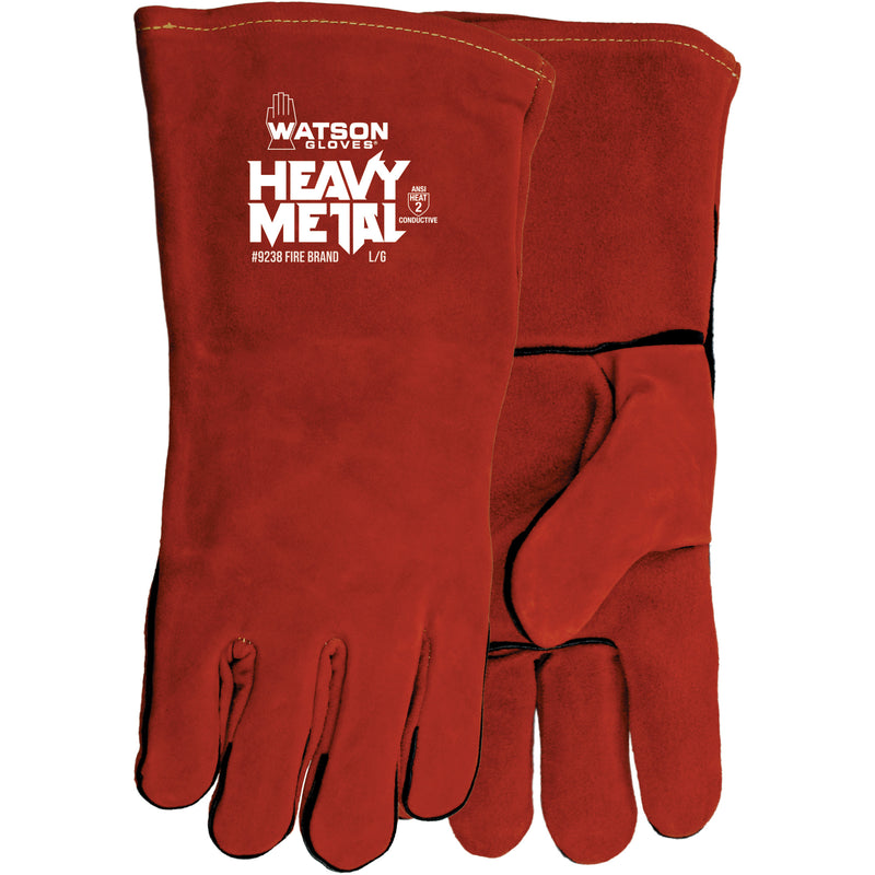 Fire Brand Welding Gloves, Split Cowhide, Size One Size