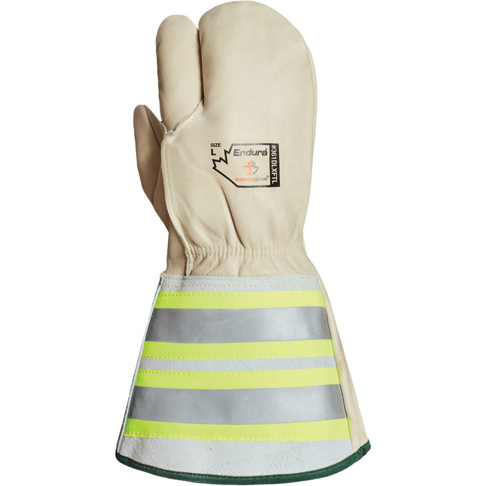 Endura® Linesman's Mitts, 10/X-Large, Horsehide Palm, Thinsulate™ Inner Lining