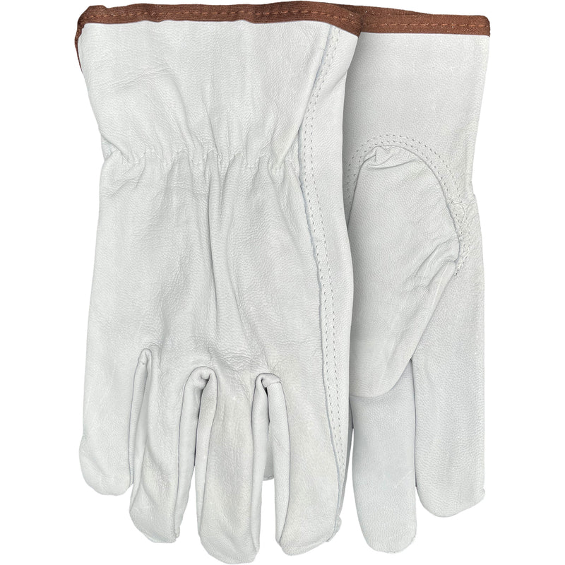 Gants de bouc, taille L, paume en cuir de chèvre pleine fleur