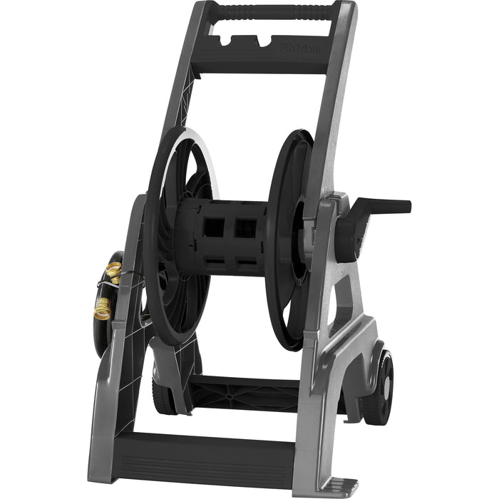 Chariot enrouleur de tuyau pliable, 175 pi, aluminium/polyplastique