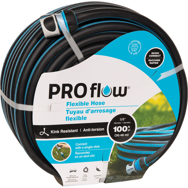 Tuyau flexible en plastique, 5/8 po de diamètre x 50 pi