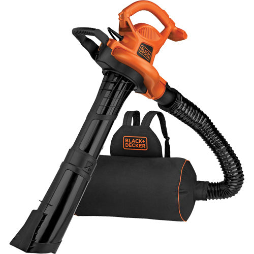 3-in-1 VacPack™ Leaf Blower/Vacuum/Mulcher, 250 MPH Output, Electric