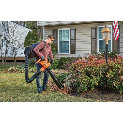 3-in-1 VacPack™ Leaf Blower/Vacuum/Mulcher, 250 MPH Output, Electric