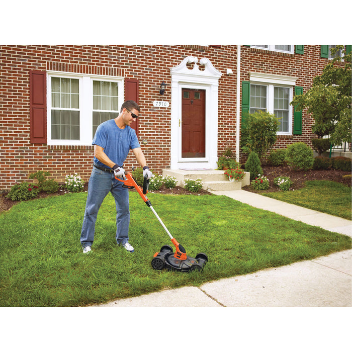 20V Max* Cordless 3-in-1 Compact Mower Kit, Push Walk-Behind, Battery Powered, 12" Cutting Width