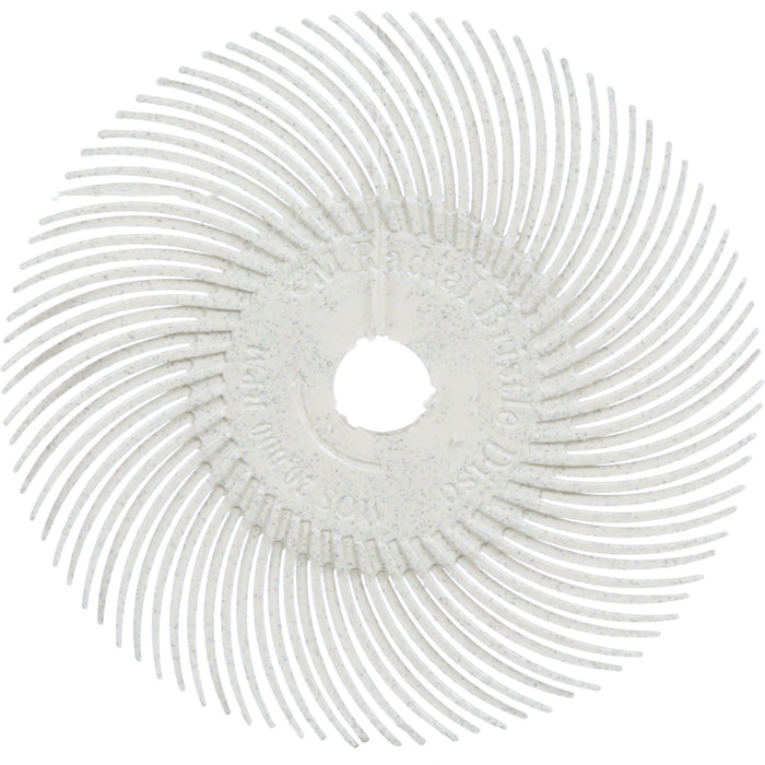 Scotch-Brite™ Radial Bristle Disc, Aluminum Oxide, 120 Grit, 3" Dia.