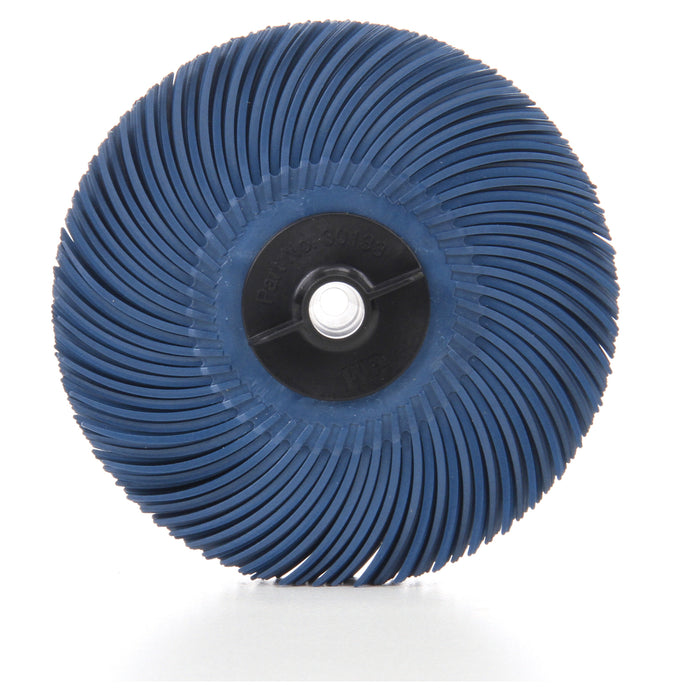 Scotch-Brite™ Radial Bristle Disc, Aluminum Oxide, 400 Grit, 3" Dia.
